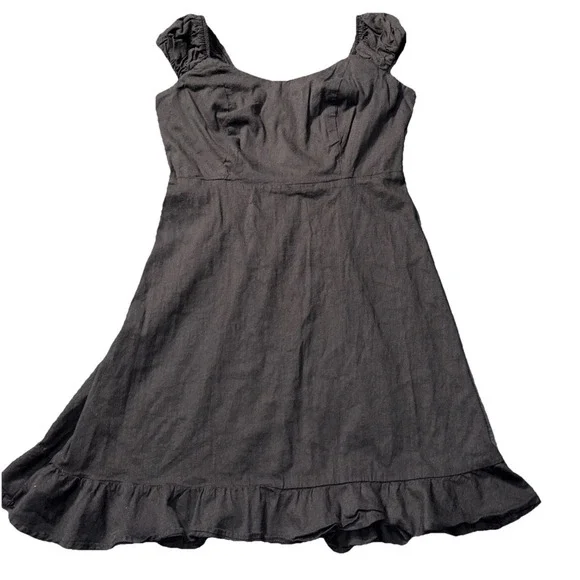 Old Navy Little Black Dress Womens Small Dark Fairy Grunge Smocked Mini - Picture 1 of 6